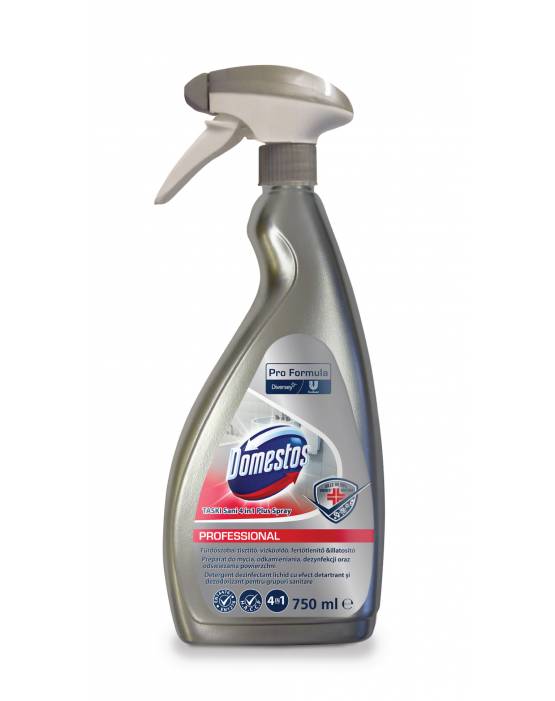 Domestos Taski Sani 4în1 Plus Spray Detergent dezinfectant lichid 750ml