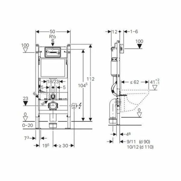 Rezervor wc Geberit