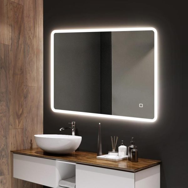 Oglinda LED 1000x700 – Anti-aburire, 2500 lm, Control Tactil - imagine 4