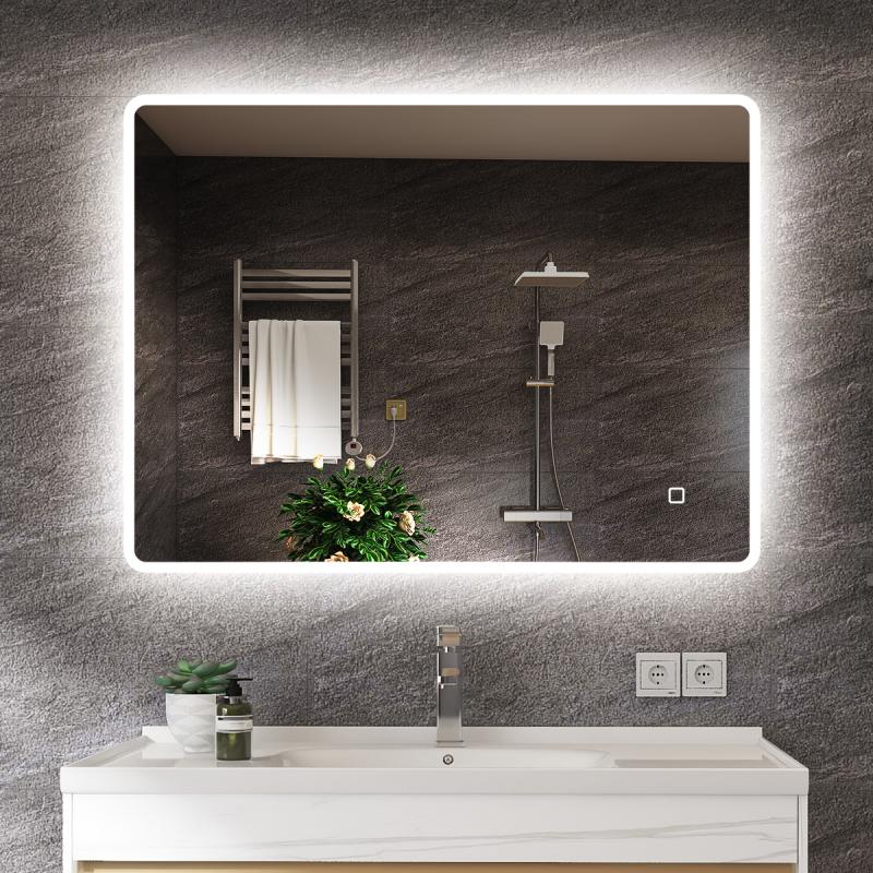 Oglinda LED 1000×700 – Anti-aburire, 2500 lm, Control Tactil