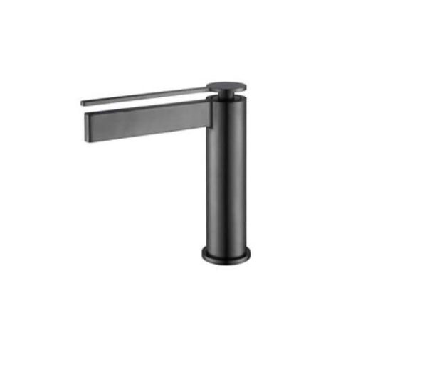Baterie lavoar ELEGANT cu montaj pe lavoar - gun metal