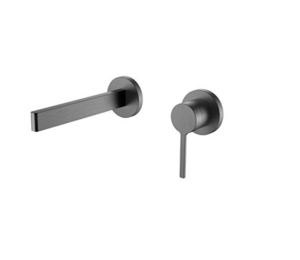 Baterie lavoar ELEGANT incastrata in perete – Gun metal