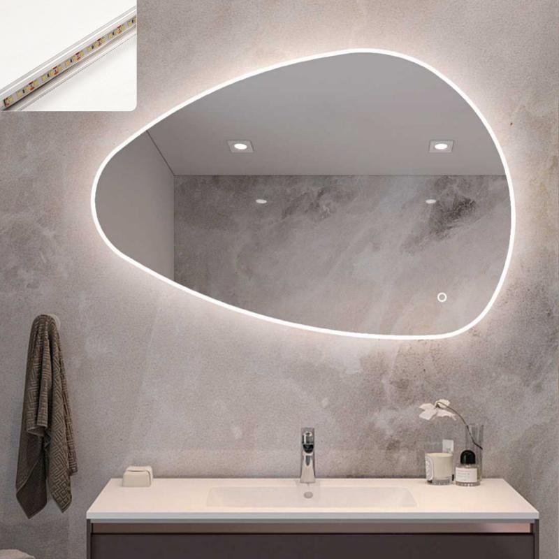 Oglinda LED 60×80 – Anti-aburire, 1750 lm, Montată pe Perete
