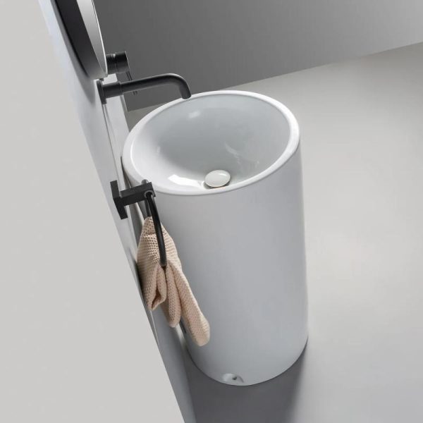 Lavoar freestanding LINCOLN - alb - imagine 3