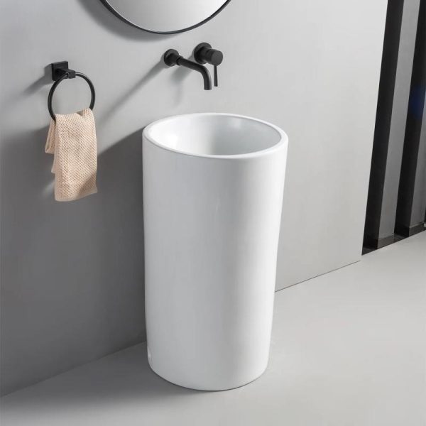 Lavoar freestanding LINCOLN - alb - imagine 4