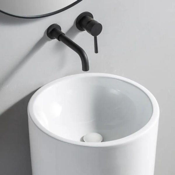 Lavoar freestanding LINCOLN - alb - imagine 5