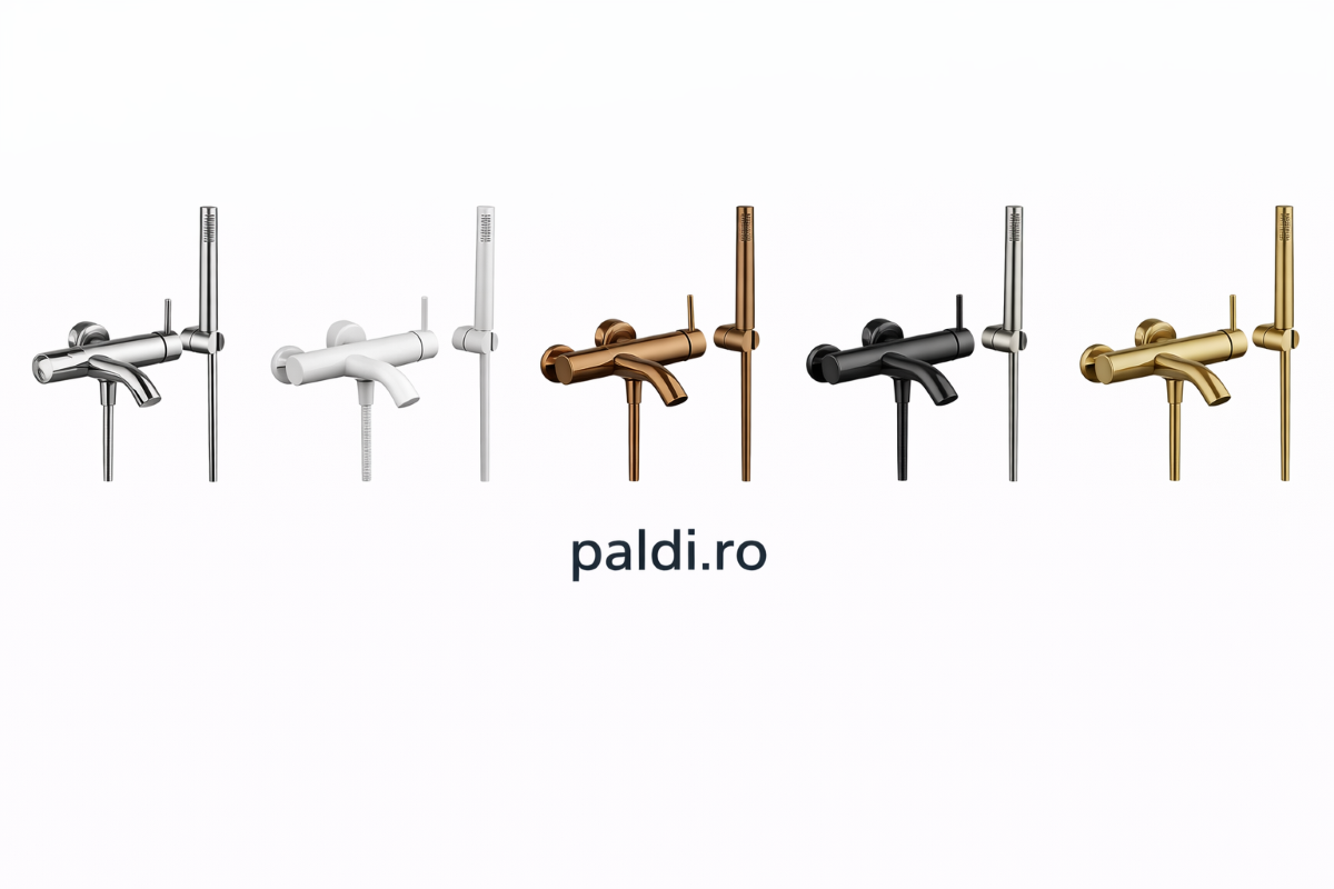 Baterie dus cu monocomandă Sirio – Kit duș inclus